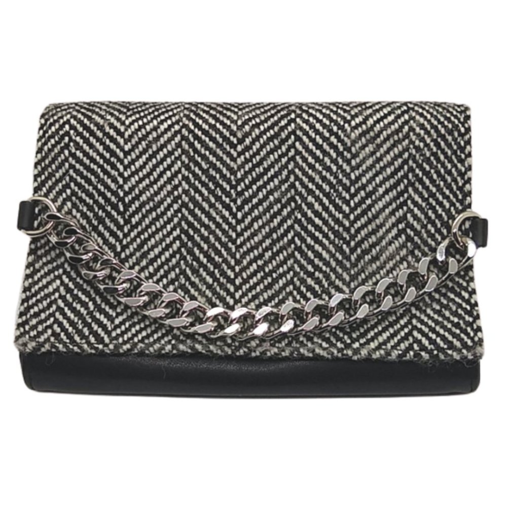 Express Black and White Crossbody Bag